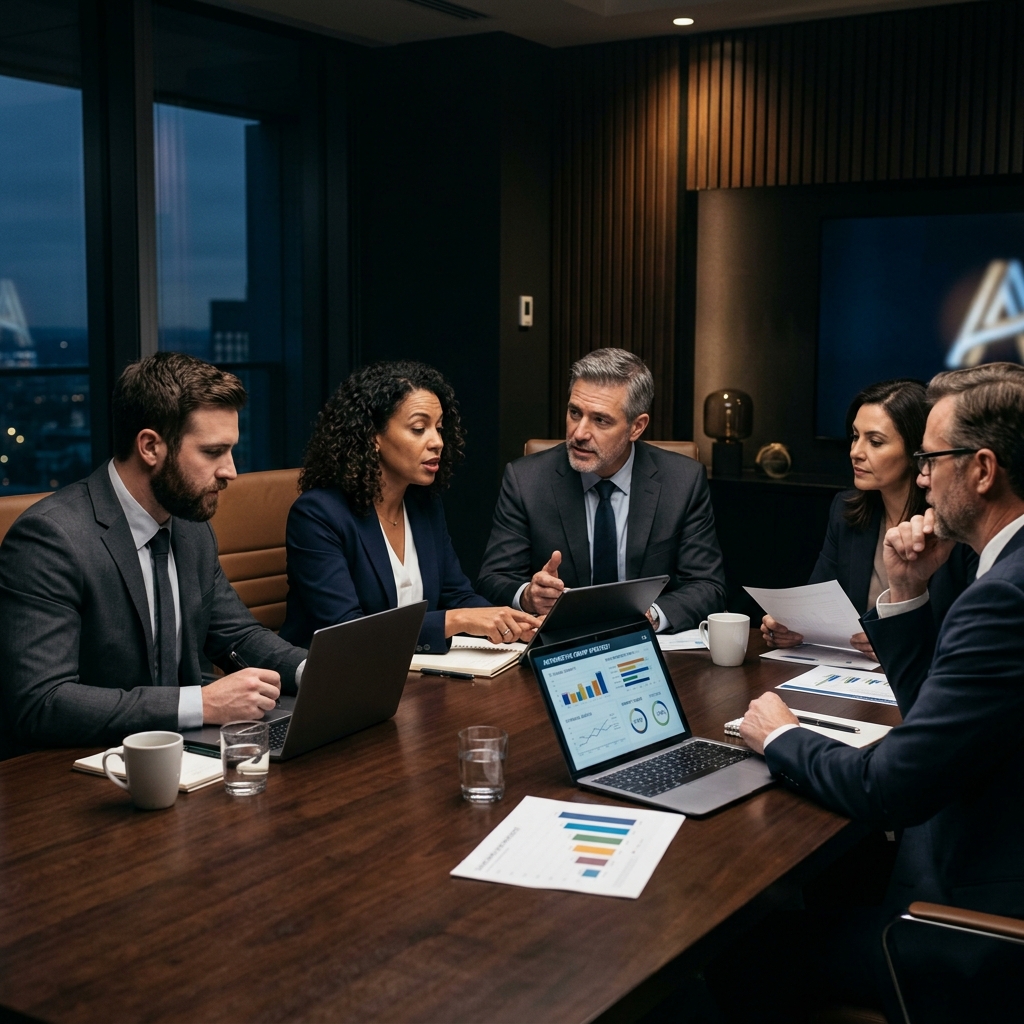 Empresários em reunião estratégica da Rede AutoPrime